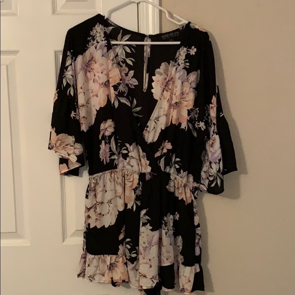 Forever 21+ Flower Romper